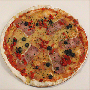 PIZZA SENSE GLUTEN BACON 33cm 5u SG__