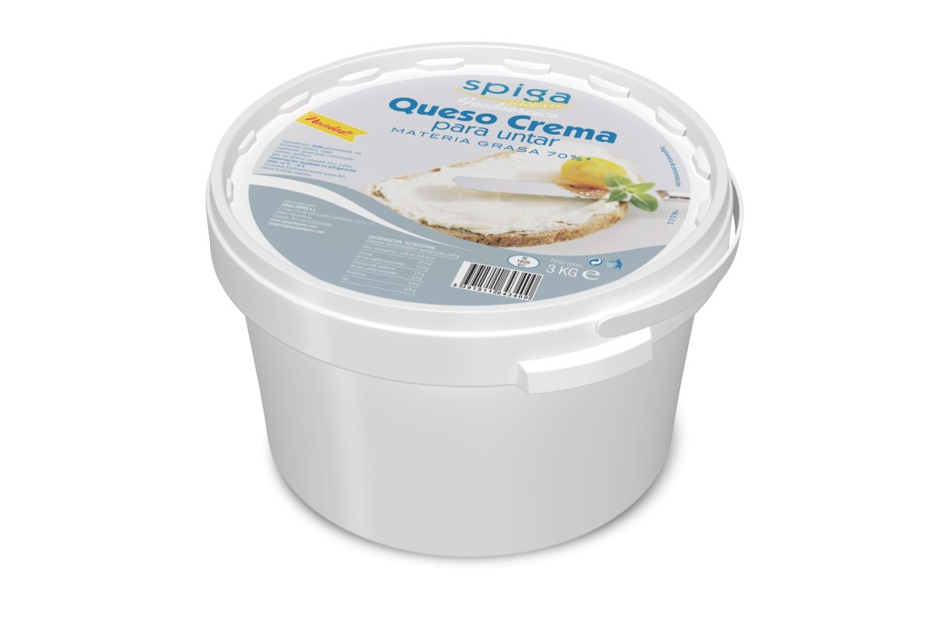 FORMATGE CREMA SPIGA 70% 3 kg SG