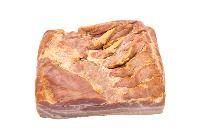 1/2 peça BACON SEMICUIT FUMAT s/t s/c  (1,8kg ap.) (6)