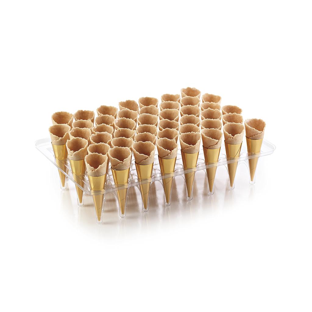 MINI CONO GALETA NEUTRE vertical+funda 75mm 180u