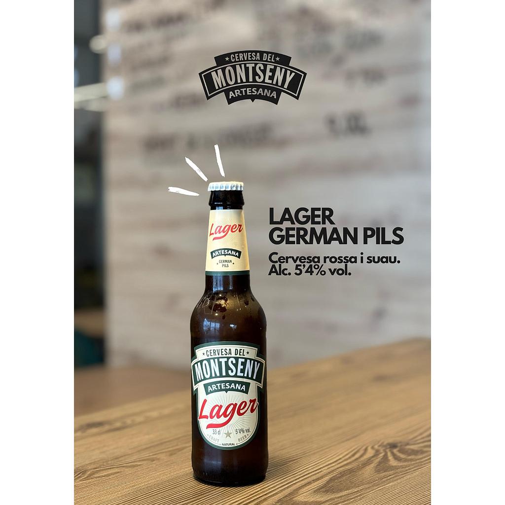 CERVESA MONTSENY LAGER 16x33cl