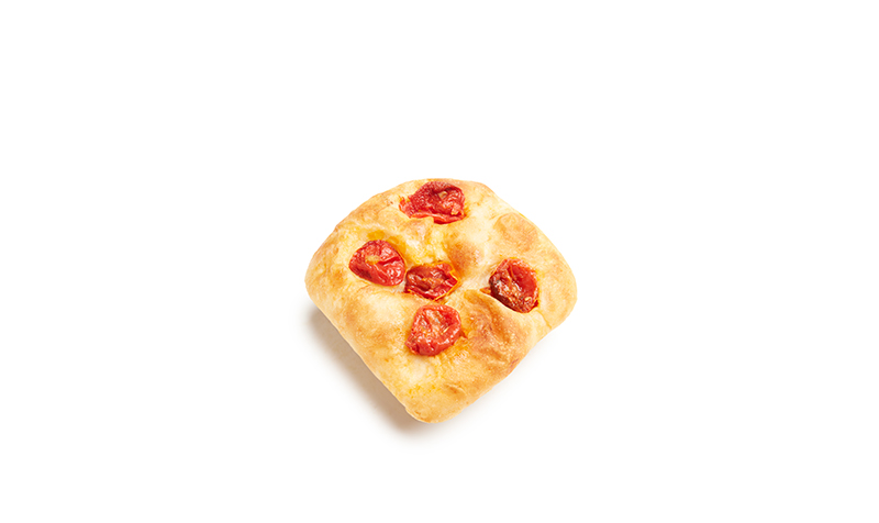 MINI FOCACCIA TOMAQUET CRISTALI 115g 36u__