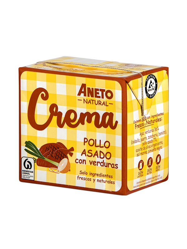 ANETO CREMA POLLASTRE ROSTIT  500ml 6u SG SL__