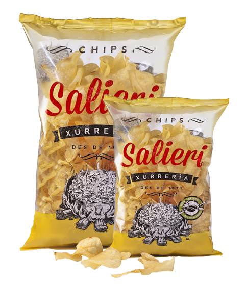 PATATES XIPS SALIERI PREMIUM oli oliva 20u 50g  SG