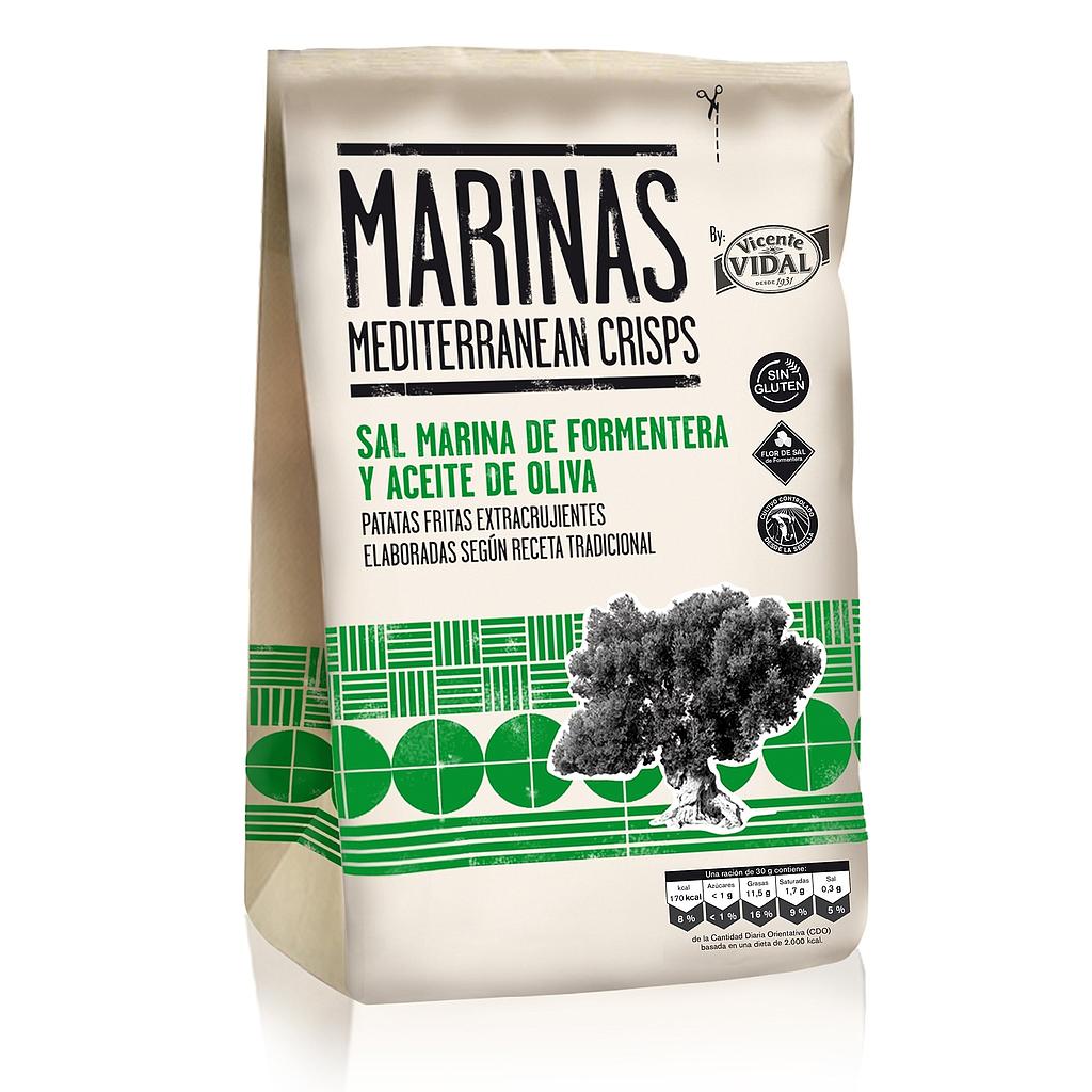 PATATES XIPS MARINAS SAL-PEBRE-VINAGRE.9x150g SG
